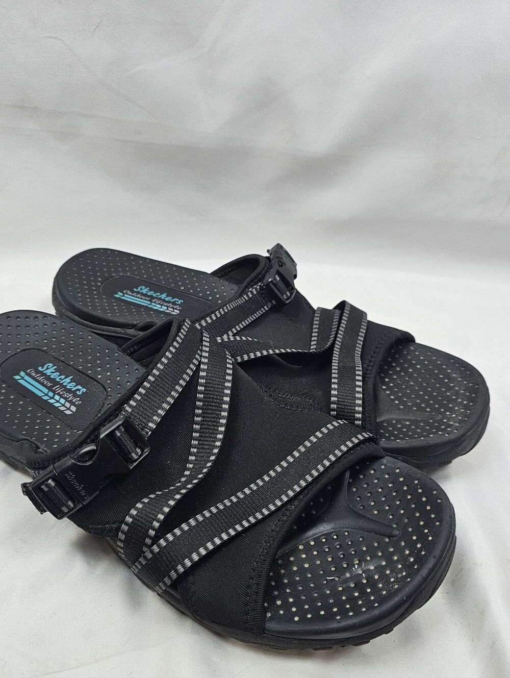 Skechers Raggae Perfect Planning Slide Sandals Women's 10 Outdoors Gorpcore